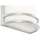 Lola One Light Wall Sconce (62165-BS/FST)