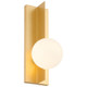 Euro LED Wall Sconce (62336LEDDLP-GLD/OPL)