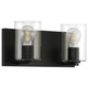 Oslo LED Vanity Fixture (62581LEDDLP-MBL/CLR)