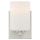 Sienna One Light Wall Sconce (62621-BS/OPL)