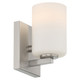 Sienna One Light Wall Sconce (62621-BS/OPL)