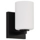Sienna One Light Wall Sconce (62621-MBL/OPL)