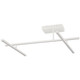 Duo LED Semi-Flush Mount (63078LEDD-MWH/ACR)