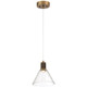 Access - 63140LEDD-ABB/CLR - LED Pendant - Port Nine Martini - Antique Brushed Brass