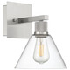 Port Nine Martini LED Wall Sconce (63143LEDDLP-BS/CLR)