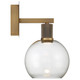 Port Nine Burgundy LED Wall Sconce (63145LEDD-ABB/CLR)