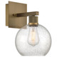 Access - 63145LEDDLP-ABB/SDG - LED Wall Sconce - Port Nine Burgundy - Antique Brushed Brass
