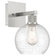 Access - 63145LEDDLP-BS/SDG - LED Wall Sconce - Port Nine Burgundy - Brushed Steel