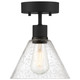 Port Nine Martini LED Semi Flush Mount (63146LEDDLP-MBL/SDG)