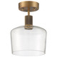 Port Nine Chardonnay LED Semi-Flush Mount (63147LEDD-ABB/CLR)
