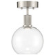 Port Nine Burgundy LED Semi-Flush Mount (63148LEDD-BS/CLR)