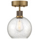 Port Nine Burgundy LED Semi Flush Mount (63148LEDDLP-ABB/SDG)