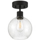 Port Nine Burgundy LED Semi Flush Mount (63148LEDDLP-MBL/SDG)