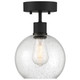 Port Nine Burgundy LED Semi Flush Mount (63148LEDDLP-MBL/SDG)