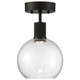 Port Nine Burgundy LED Semi-Flush Mount (63148LEDD-MBL/SDG)