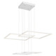 Squared LED Pendant (63968LEDD-WH/ACR)