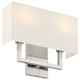 Mid Town LED Wall Sconce (64062LEDDLP-BS/WH)