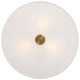 Mid Town LED Flush Mount (64063LEDDLP-BS/WH)