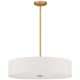 Mid Town LED Pendant or Semi-Flush (64066LEDDLP-ABB/WH)