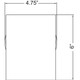 Poseidon One Light Wallwasher (TL-20363LEDDLP-SAT)