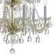 Traditional Crystal 12 Light Chandelier (1137-PB-CL-S)