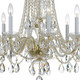 Traditional Crystal Eight Light Chandelier (1138-PB-CL-S)