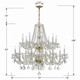 Traditional Crystal 16 Light Chandelier (1139-PB-CL-S)