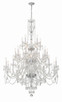 Traditional Crystal 25 Light Chandelier (1156-CH-CL-MWP)
