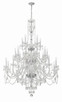 Traditional Crystal 25 Light Chandelier (1156-CH-CL-MWP)