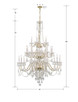 Traditional Crystal 25 Light Chandelier (1156-PB-CL-MWP)