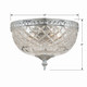 Radley Two Light Flush Mount (117-10-CH)