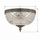 Radley Two Light Flush Mount (117-10-EB)