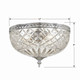 Radley Three Light Flush Mount (117-12-CH)