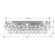 Calypso Six Light Bathroom Vanity (133-CH)