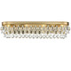 Crystorama - 134-VG - Eight Light Bathroom Vanity - Calypso - Vibrant Gold