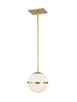 Crystorama - 2107-AG - One Light Chandelier - Truax - Aged Brass