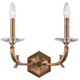 Crystorama - 2232-RB - Two Light Wall Sconce - Hugo - Roman Bronze