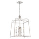 Sylvan Four Light Chandelier (2244-PN_NOSHADE)