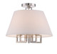 Crystorama - 2255-PN_CEILING - Five Light Semi Flush Mount - Westwood - Polished Nickel