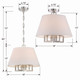 Westwood Five Light Semi Flush Mount (2255-PN_CEILING)