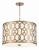 Crystorama - 2266-AG - Five Light Chandelier - Jennings - Aged Brass