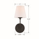 Sylvan One Light Wall Sconce (2441-OP-BF)