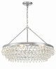 Crystorama - 275-CH - Six Light Chandelier - Calypso - Polished Chrome