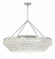 Crystorama - 278-CH - Eight Light Chandelier - Calypso - Polished Chrome