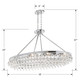 Calypso Eight Light Chandelier (279-CH)