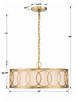 Graham Six Light Chandelier (287-GA)
