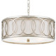 Crystorama - 287-SA - Six Light Chandelier - Graham - Antique Silver