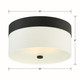 Grayson Three Light Flush Mount (293-DB)