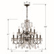 Butler 12 Light Chandelier (3029-EB-CL-SAQ)