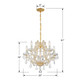 Maria Theresa Six Light Mini Chandelier (4405-GD-CL-S)